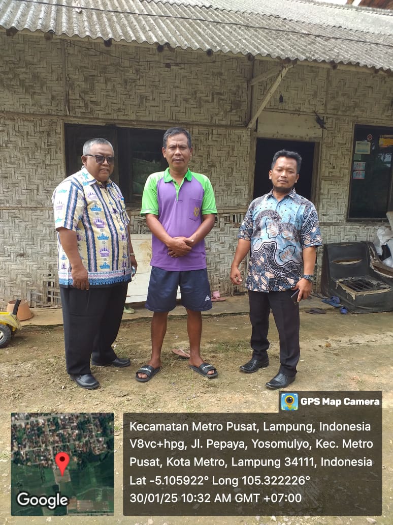 Demi Bantuan Tepat Sasaran, Dinas Perkim Kota Metro Gelar Survei Calon Penerima Bansos RTLH 2025